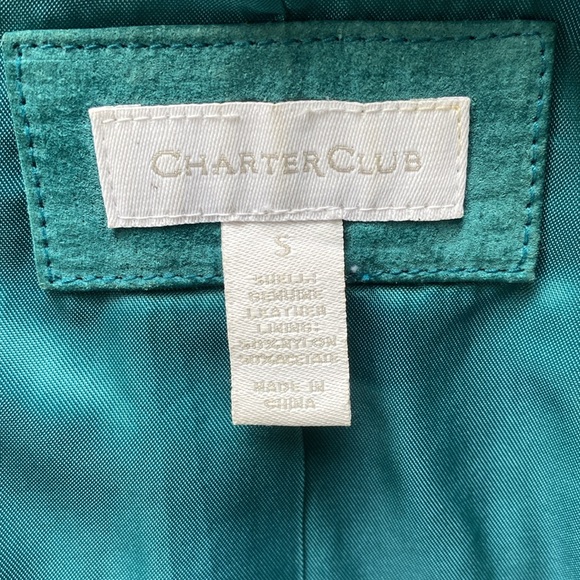 Teal Suede jacket - Picture 5 of 10